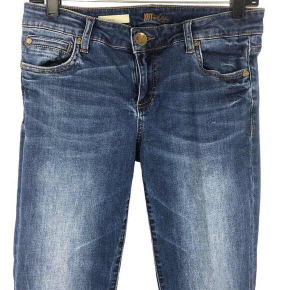 Kut From The Kloth Catherine Boyfriend Jeans Women's Size 2 Medium Wash Denim - Picture 4 of 10